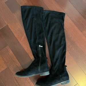Kenneth Cole Suede Over the Knee Boots